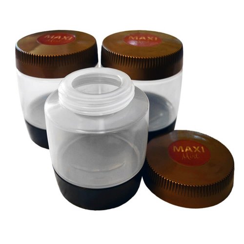MaxiMist Allure Xena Solution Cups w Lid (Narrow Mouth Black Bottom) - xena gun style only - p/n: 2354 173