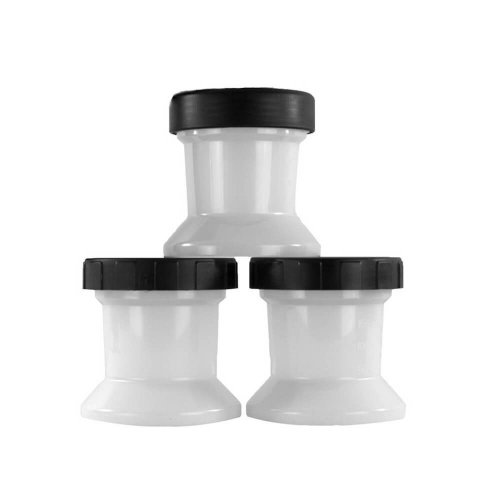 MaxiMist Lite Plus Standard / SatinAire Gun Flared Base Solution Cup w/Lid